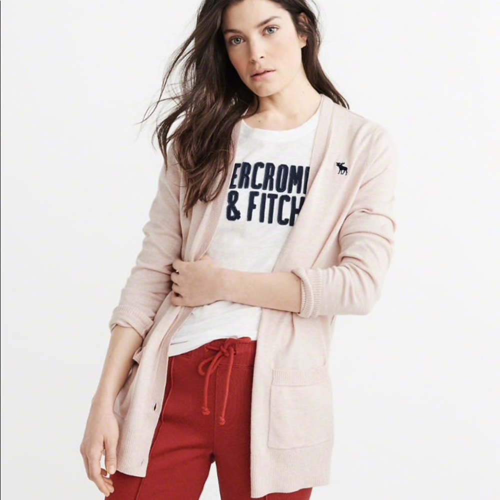 Abercrombie & Fitch ICON BOYFRIEND CARDIGAN size M